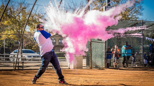 A Swing and a Surprise: Baseballs or Bows Gender Reveal Theme