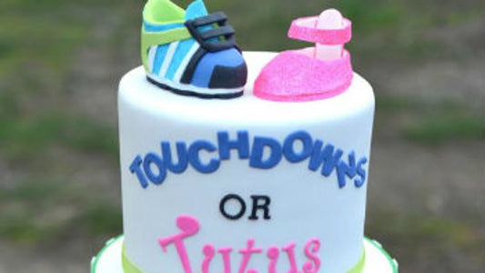 gender reveal cake