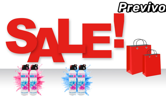 Previvo Gender Reveal Fire Extinguishers – Exclusive December Discounts at Walmart!