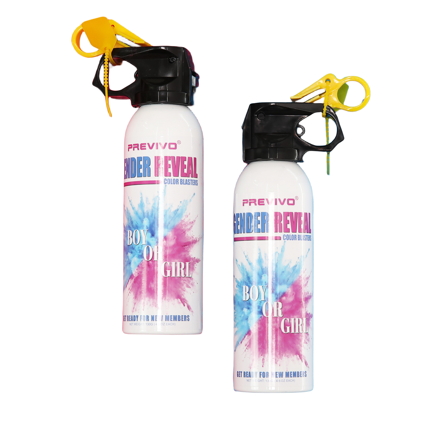 Wholesale,Previvo Colors spray Gender Reveal Color Blasters, baby shower gift
