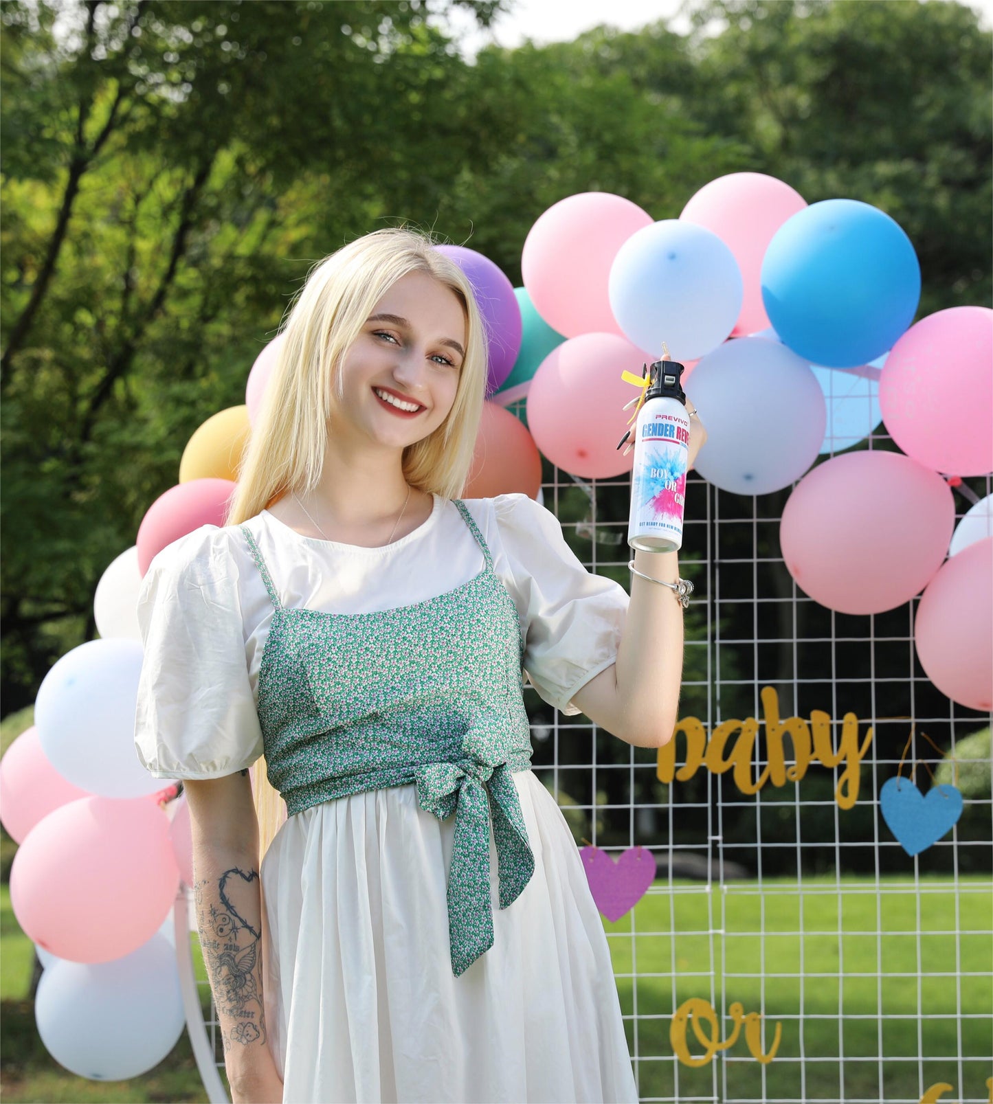 Wholesale,Previvo Colors spray Gender Reveal Color Blasters, baby shower gift