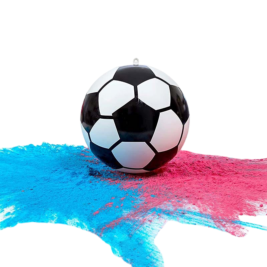 Party Supplies Gender Reveal Soccer Ball | Blue and Pink Powder Kit | Non-Transparent |Baby Shower Supplies