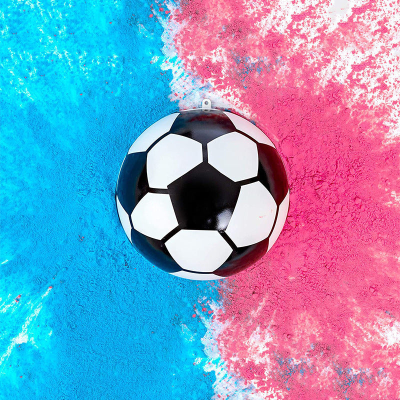 Party Supplies Gender Reveal Soccer Ball | Blue and Pink Powder Kit | Non-Transparent |Baby Shower Supplies