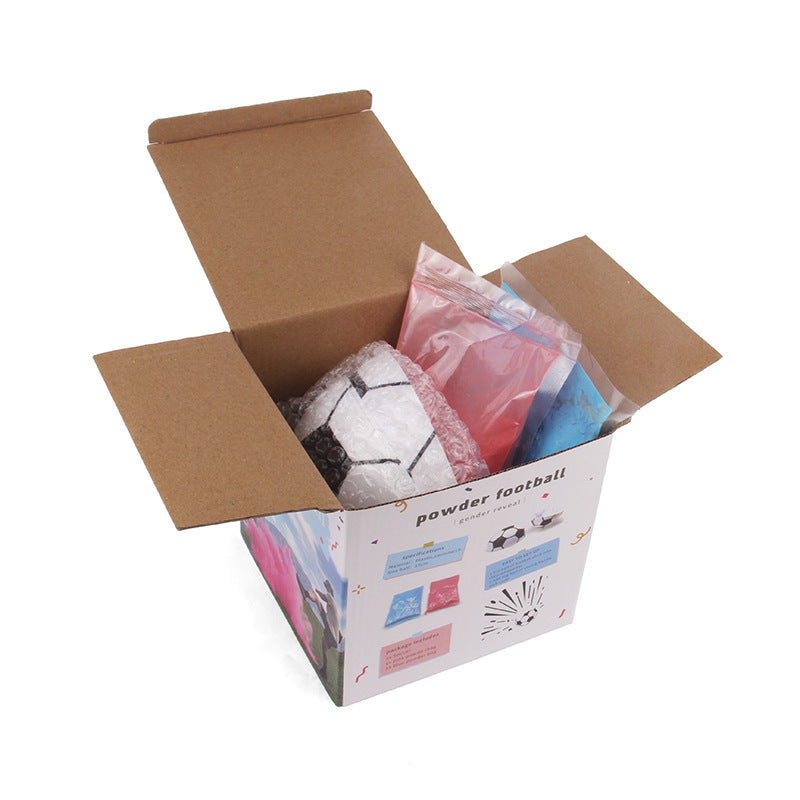Party Supplies Gender Reveal Soccer Ball | Blue and Pink Powder Kit | Non-Transparent |Baby Shower Supplies