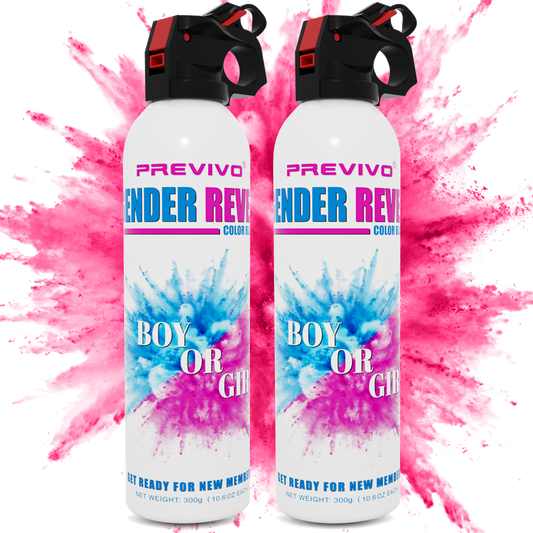 Previvo Gender Reveal Smoke Powder Extinguisher 2pcs pink smoke spray