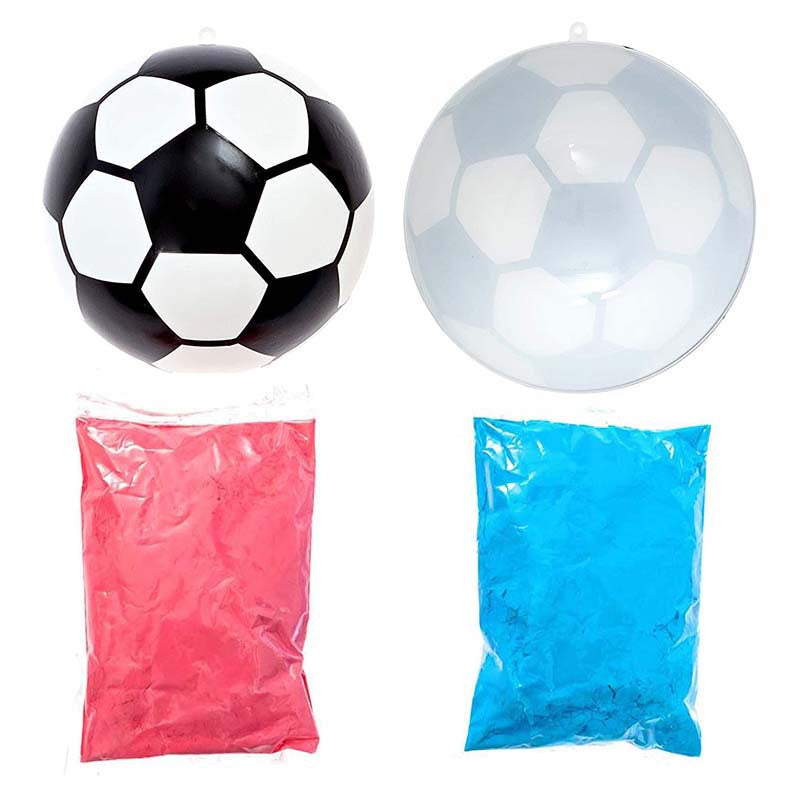 Party Supplies Gender Reveal Soccer Ball | Blue and Pink Powder Kit | Non-Transparent |Baby Shower Supplies